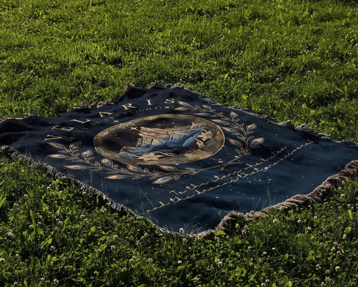 Velaris City of Startlight Woven Blanket Night Court Woven Blanket 