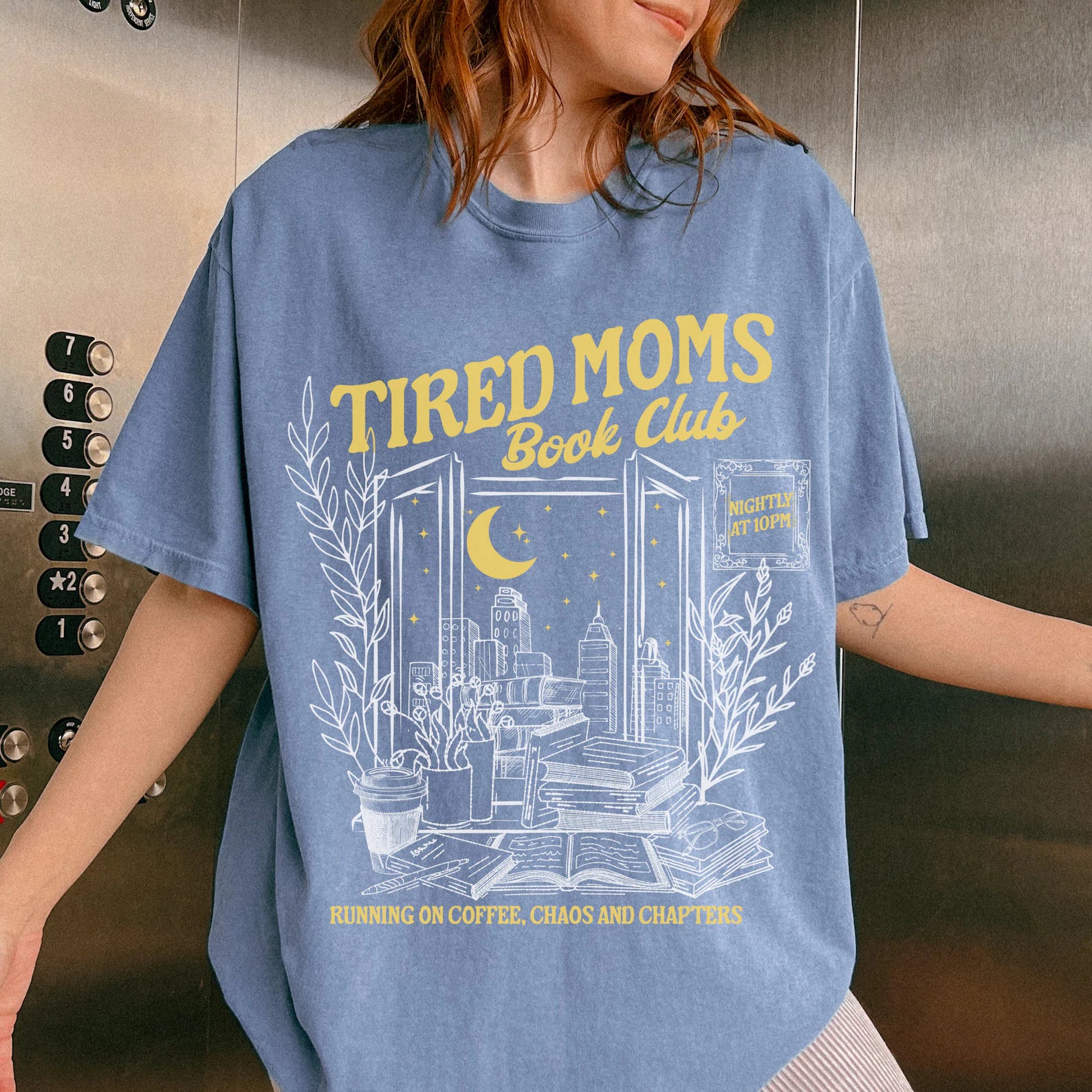 Tired Mom Book Club Shirt | Bookish Merch