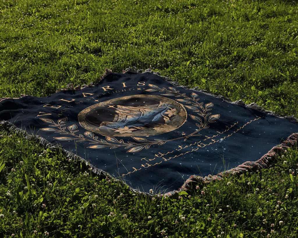 Velaris City of Startlight Woven Blanket Night Court Woven Blanket 