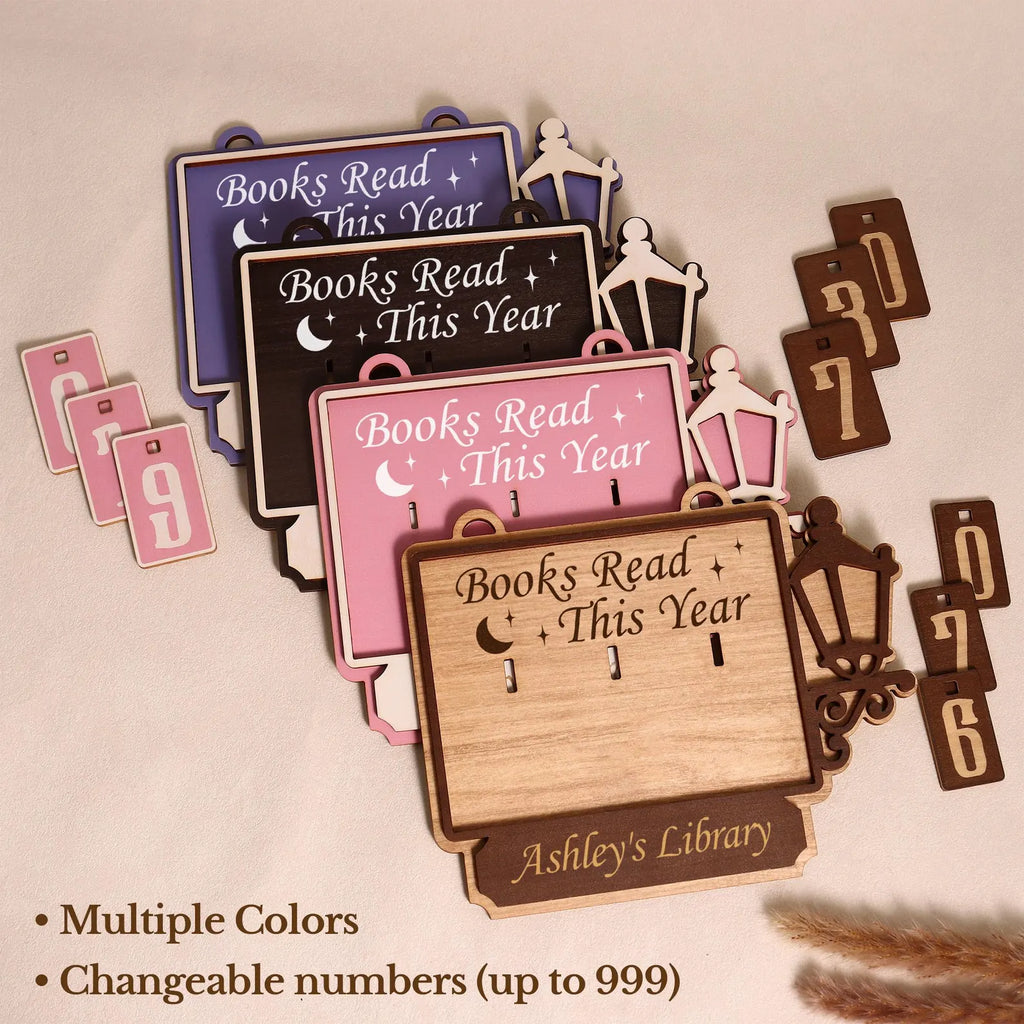 Gifts For Book Lovers | Personalized Books Sign Tracker