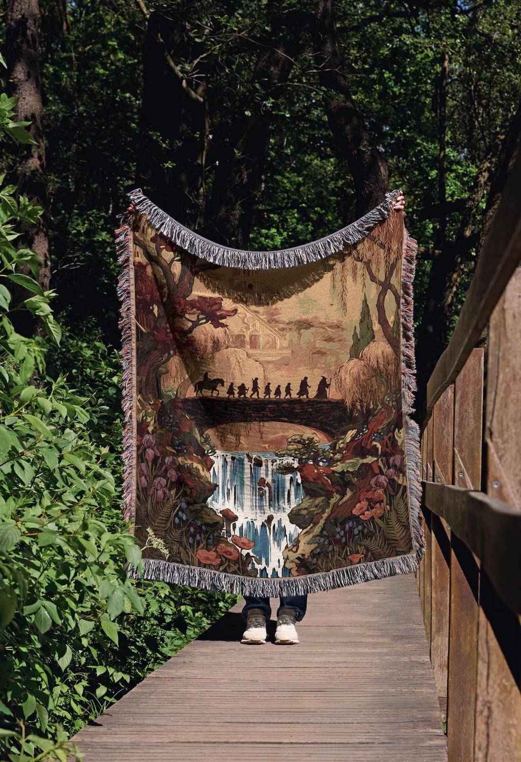 Fantasy Fellowship Journey Woven Blanket