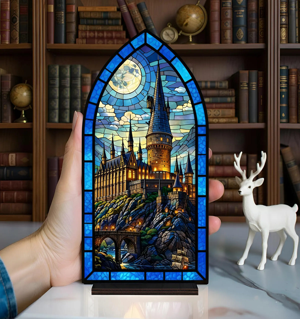 Wizard Castle Suncatcher Candle Holder