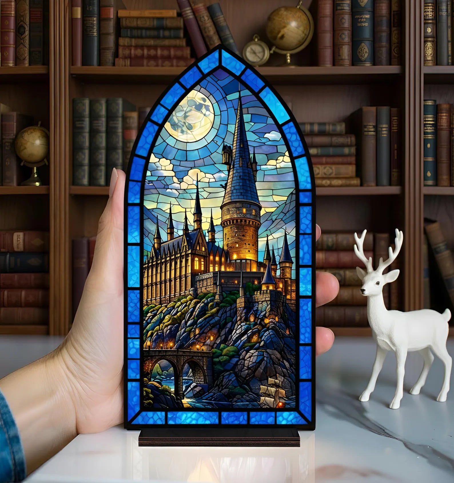 Wizard Castle Suncatcher Candle Holder