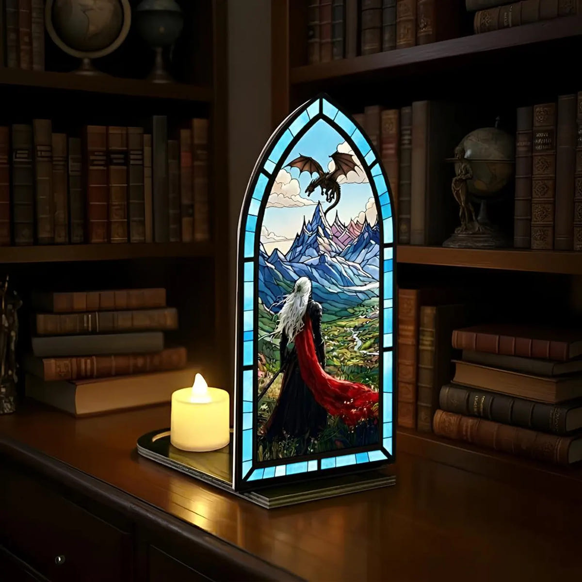 Manon Throne of Glass Suncatcher Candle Holder