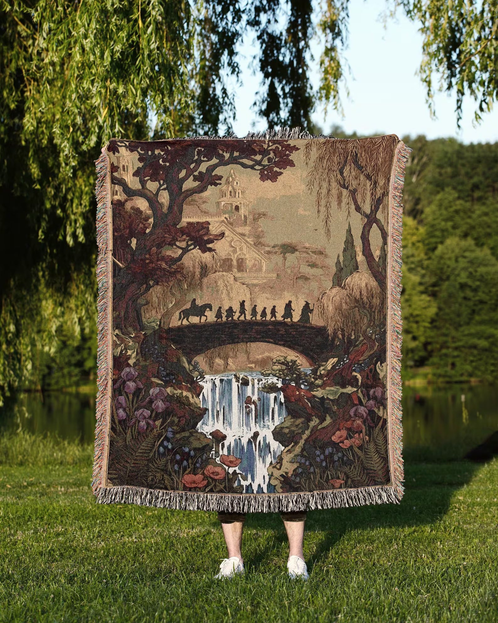 Fantasy Fellowship Journey Woven Blanket