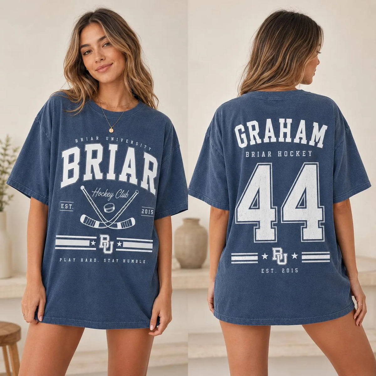 Briar University Garrett Graham 44 Shirt | Off-Campus Book Merch