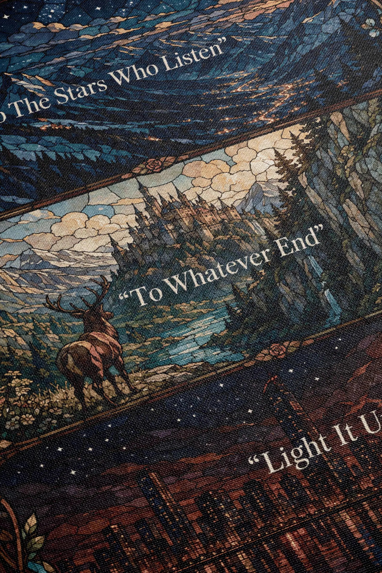 The Night Court - Velaris the City of Starlight Woven Blanket